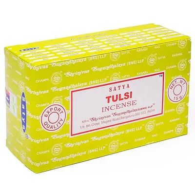 Obrázok produktu pre Räucherstäbchen Satya Tulsi -- 15 g