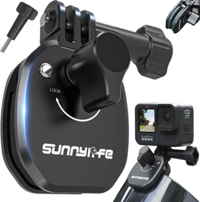 Immagine prodotto di Adattatore per parabrezza moto universale per GoPro SJCAM XIAOMI DJI INSTA360 ecc.