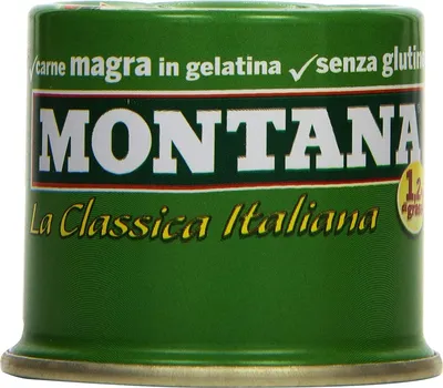 Produktbild von 12x Montana carne classica Rindfleisch in Aspik 90 g 100% Italienisch Fleisch