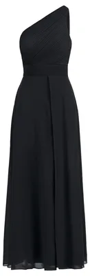 Produktbild von APART Fashion Damen One-Shoulder Abendkleid, Bodenlanges Chiffonkleid, gefüttert