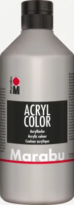 Produktbild von Marabu Acrylfarbe Acryl Color 500 ml silber 082