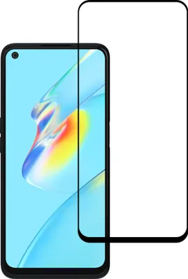 Produktbild von Smartphonica Displayschutzfolie geeignet für Oppo A54 4G - Full Cover Tempered Glass - Gehärtetes Glas geeignet für Oppo A54 4G