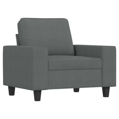 Produktbild von vidaXL Sessel Dunkelgrau 60 cm Stoff