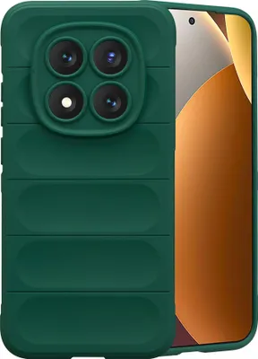 Produktbild von imoshion EasyGrip Backcover für das Xiaomi Redmi Note 15 Pro (5G) – Dunkelgrün