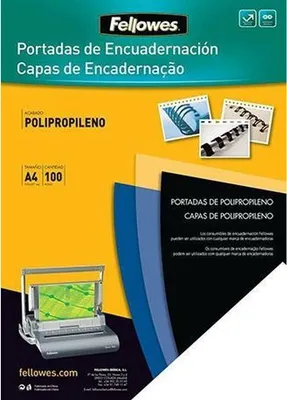 Produktbild von Buchbinderhüllen Fellowes 54770 Durchsichtig A4