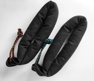 Produktbild von Lenkschlaufen Elliot Loops, big padded 1012405 Schwarz 30 cm