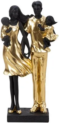 Produktbild von Familie mit Kinder stehend Figur 29,5cm Familiensymbol Dekoration Geschenk