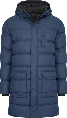 Produktbild von Cappuccino Italia Long Puffer Jacket  Blau - Große M