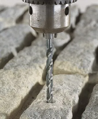 Produktbild von Wolfcraft Steinbohrer HM 7710010 Ø 10 mm Rundschaft
