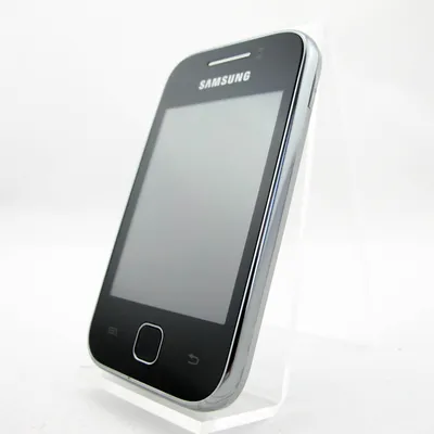 Image de Samsung Galaxy Y GT-S5360, écran de 7,62 cm (3 pouces), résolution de 320 x 240 pixels, processeur de 0,832 GHz, appareil photo de 2 mégapixels, système d'exploitation Android 2.3, couleur : noir