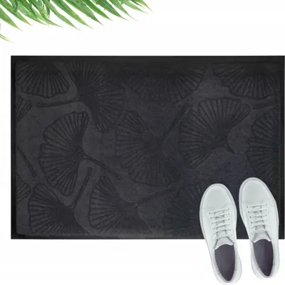 Zdjęcie produktu dla Prostokątna Mata Wycieraczka 40x60cm Szara Zewnętrzna Wytrzymała na Buty