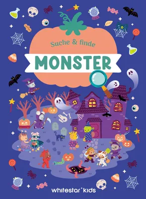 Produktbild von Monster-Such- und Findbuch für Kinder, Pappbuch