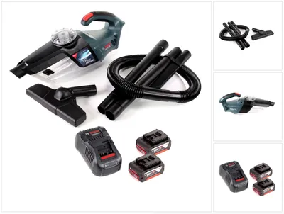Produktbild von Bosch GAS 18V-1 Akku Staubsauger 18V + 2x Akku 5,0Ah + Ladegerät
