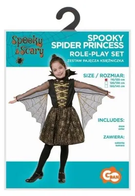 Obrázek produktu pro Dětský kostým Pavoučí princezna velikost 110/120 cm