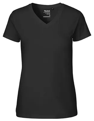 Obrázok produktu pre Neutrálne - Tričko pre ženy, výstrih do V LT2800 (XL) (čierne)