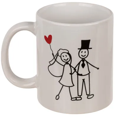 Image de Mug en grès "Out of the Blue" - Tellement amoureux