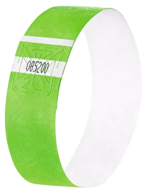 Image de sigel Eventbänder "Super Soft", petit paquet, vert fluo en matériau particulièrement doux, résistant à la déchirure, avec (EB212)