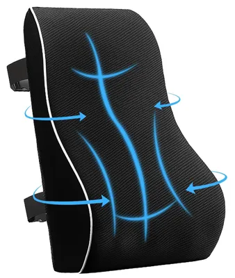 Imagen del producto de Omgoods: Cojín ergonómico de espuma viscoelástica para sillas de oficina y sillas de ruedas