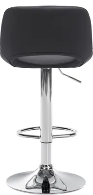 Produktbild von Barhocker Camden Kunstleder chrom - schwarz