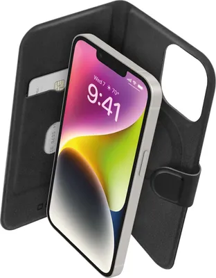 Produktbild von SBS TEBKMAGSLIMIP1461K, Flip case, Apple, iPhone 14/13, 15,5 cm (6.1"), Schwarz