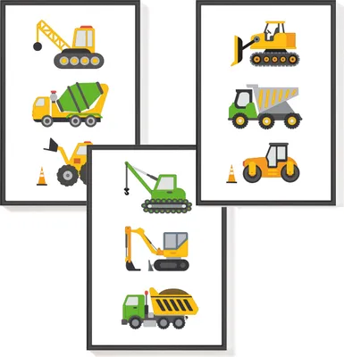 Produktbild von Himmelzucker Premium 3er Poster set für Kinderzimmer Babyzimmer DIN A4 Wandbilder Deko Junge Mädchen Dekoration Bilder Kinder