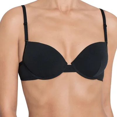 Produktbild von Sloggi 24/7 Baumwolle WHP, Farbe: Black 04/0004, Größe: 70C Bügel-BH mit Halbschale und Einlage