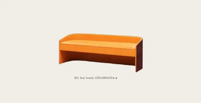 Produktbild von Sitz Polster Bank Polster Sitz Hocker Bank Leder Holz Stil Designer Fußhocker
