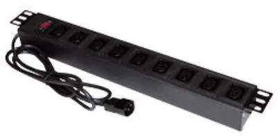 Image de Rallonge électrique Alantec PZ010, 1,8 m, 9 prises secteur, intérieur, noir