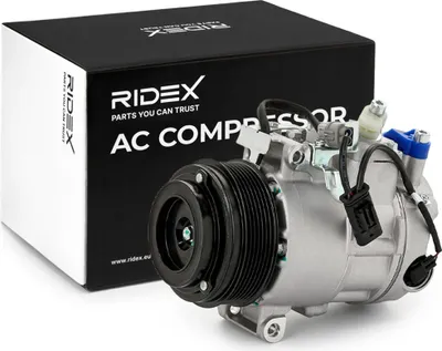 Produktbild von RIDEX 447K0657 6SBU16C Klimaanlage Klimakompressor PAG 46 R134a passend für MERCEDES-BENZ GLE (W166) GL (X166)
