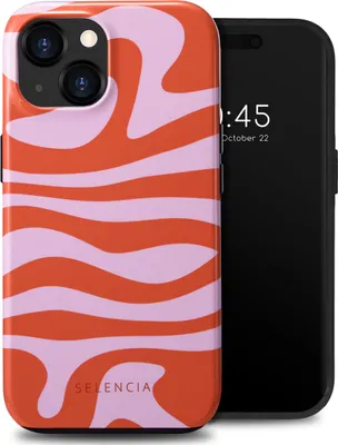 Produktbild von Selencia Vivid Back Cover iPhone 15 - Dream Swirl Pink