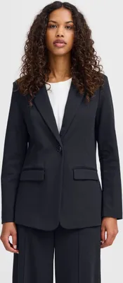 Produktbild von Ichi IHKATE Damen Blazer Jackenblazer Anzugsjacke mit 1-Knopf-Form Klapptaschen Reverskragen leicht elastisch Regular fit