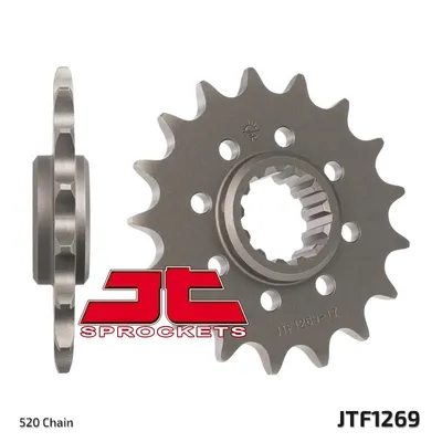 Produktbild von JTSPROCKETS Kettenritzel JTF1269.14 vorne Kohlenstoffstahl