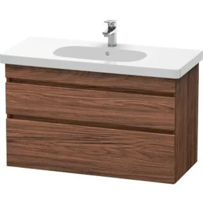 Produktbild von Waschtischunterbau DURASTYLE 453x1000x610mm nussbaum dunkel nussbaum dunkel