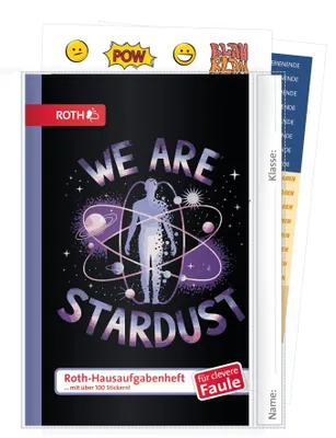 Immagine prodotto di ROTH 89553 ROTH Quaderno dei compiti per adolescenti: per i pigri intelligenti – The Universe