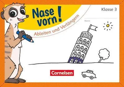 Obrázek produktu pro Nase vorn! - Deutsch 3. Schuljahr - Ableiten und Verlängern