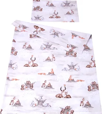 Produktbild von BABYLUX Kinderbettwäsche 2 Tlg. 100 x 135 cm Bettwäsche 133. Waldtiere