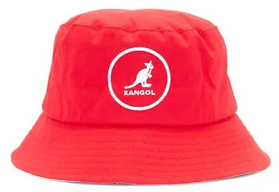 Zdjęcie produktu dla Czapka Kangol Bawełna Bucket, czerwona