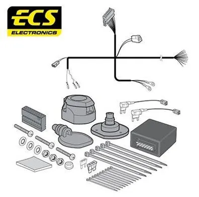 Produktbild von ECS RV008BB Elektrosatz Anhängerkupplung E-Satz für LAND ROVER Freelander SUV (L314) Anhängevorrichtung