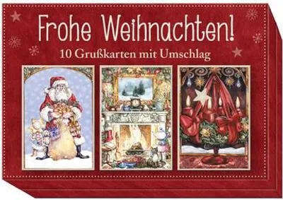 Produktbild von Frohe Weihnachten!: 10 Grußkarten mit Umschlag