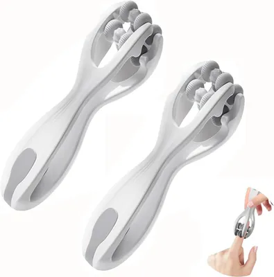 Produktbild von Handmassagegerät, 2 Stück. 2-in-1-Massagegerät für Finger und Hand, zur Linderung von Karpaltunnelsyndrom, Stressabbau und Förderung der Durchblutung