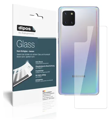 Zdjęcie produktu dla 1x folia ochronna na tylną obudowę Samsung Galaxy Note 10 Lite - folia antywstrząsowa 9H dipos Glass z tworzywa sztucznego