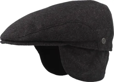 Bugatti uni Schiebermütze mit Ohrenschutz und Windstopper in grau