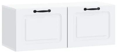 Image de Meuble TV mural Blanc 78,5 x 31 x 30 cm Bois d'ingénierie