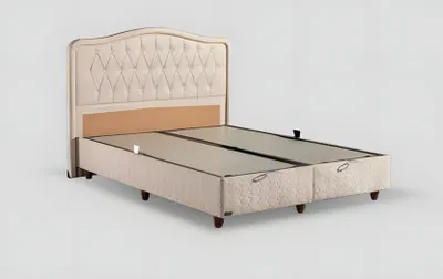 Obrázok produktu pre Moderný rám postele s elegantným čalúneným čelom pre maximálne pohodlie