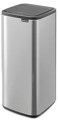 Produktbild von Brabantia Bo Touch Bin, 10 l, Rechteckig, Stahl, Stahl, Kunststoff, Terrasse