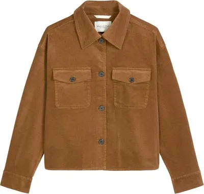 Produktbild von Overshirt, boxy shape, modern shirt 754 warm brown Größe 40