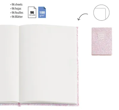 Obrázek produktu pro Zápisník Back2Fun 117 x 150 mm s lesklou obálkou, 96 listů