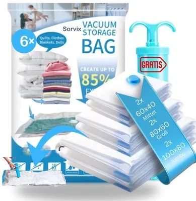 Produktbild von 10-stückiges Set aus wiederverwendbaren Vakuumbeuteln, Vakuumbeuteln mit Pumpe, Sous-Vide-Beuteln, Reisevakuumbeuteln, Lebensmittelkonservierung