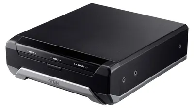 Obrázek produktu pro ATEN UC3022, Černá, Stříbrná, USB 3.2 Gen 1 (3.1 Gen 1), 3840 x 2160 px, Kov, 2160p30/25/24, 1080p60/50/30/25/24, 720p60/50, 60 fps