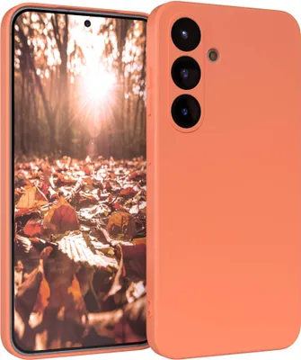 Produktbild von EAZY CASE - TPU Hülle für Samsung Galaxy S25, TPU Case stoßfeste Handyhülle, weiches Cover mit Kameraschutz, Silikonhülle in Orange